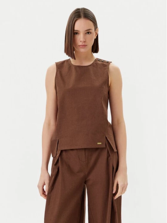 Obrázek produktu Barbour Halenka Barbour Lucy LSH1665BR53 Hnědá Regular Fit
