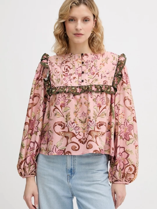 Obrázek produktu Barbour Halenka Barbour x Farm Rio růžová