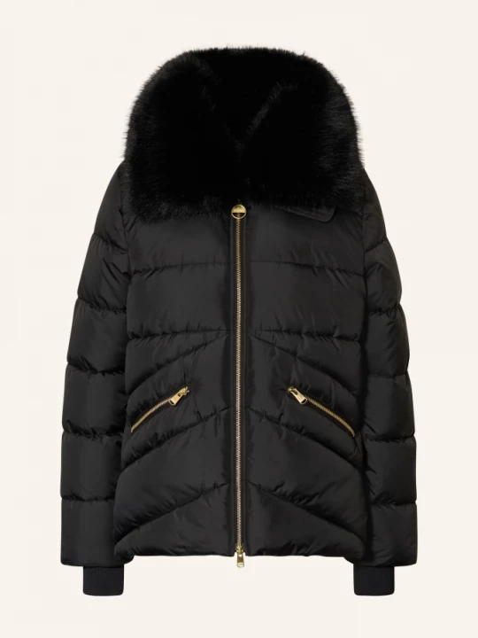 Obrázek produktu Barbour International Prošívaná Bunda Cyrus S Umělou Kožešinou černá