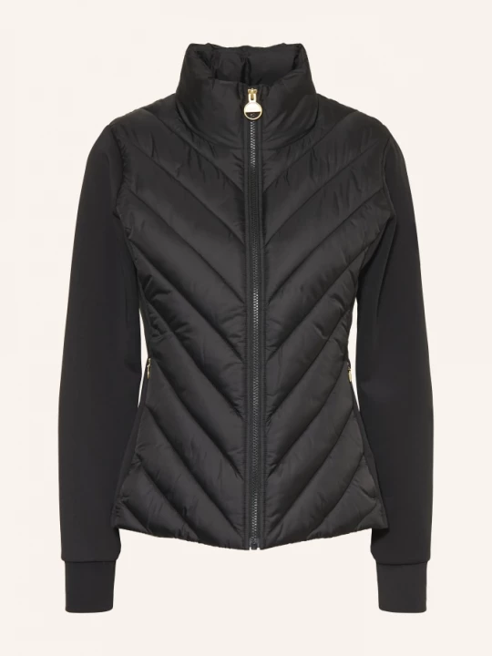Obrázek produktu Barbour International Prošívaná Bunda Luxara Z Kombinace Materiálů černá
