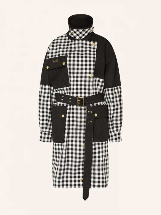 Obrázek produktu Barbour International Trenchcoat Gea černá / bílá