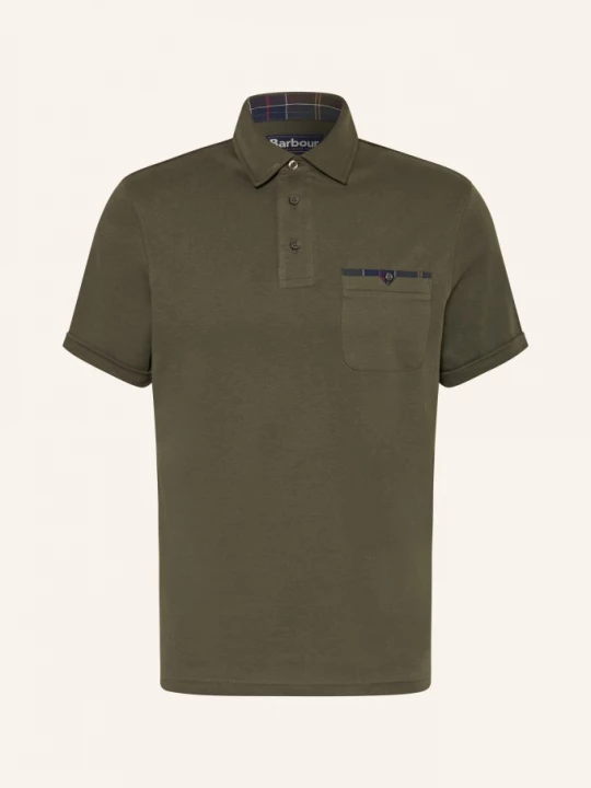 Obrázek produktu Barbour Jerseyové Polo Tričko Prem tmavě zelená