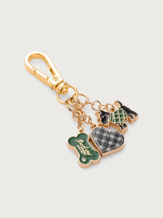 Obrázek produktu Barbour klíčenka kovová černá
