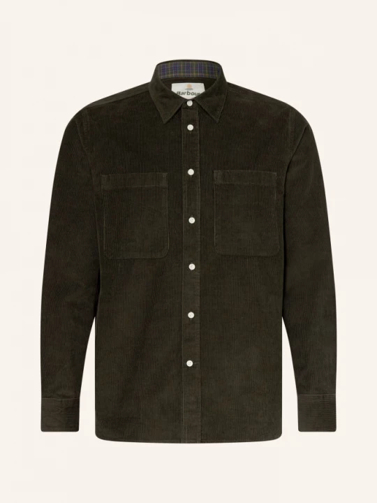 Obrázek produktu Barbour Kordová Košile Comfort Fit tmavě zelená