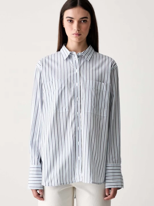 Obrázek produktu Barbour košile dámská bavlněná Fawley modrá