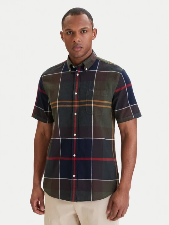 Obrázek produktu Barbour Košile Douglas MSH5077TN11 Tmavě zelená Regular Fit