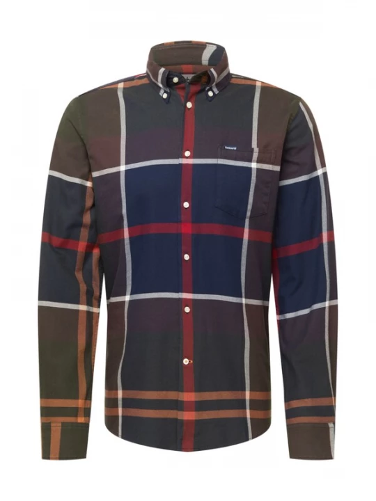Obrázek produktu Barbour Košile 'Dunoon' námořnická modř / mokka / světle hnědá / ohnivá červená / bílá
