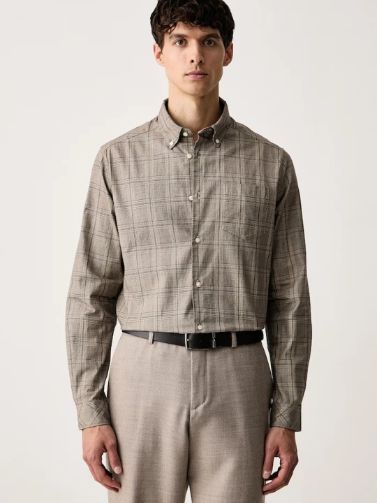 Obrázek produktu Barbour košile pánská bavlněná Franklin béžová