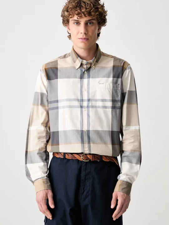 Obrázek produktu Barbour košile pánská bavlněná Harris Tailored Shirt béžová