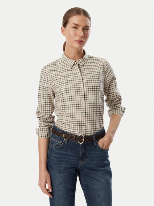 Obrázek produktu Barbour Košile Woodside LSH1643CR52 Béžová Slim Fit