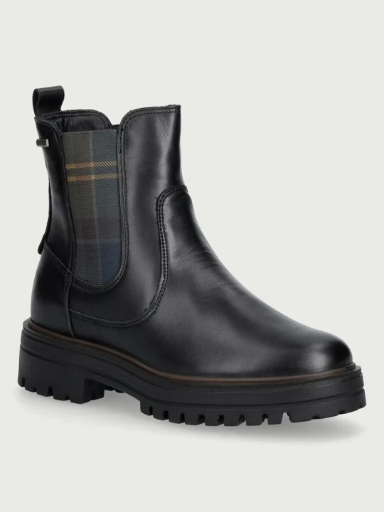 Obrázek produktu Barbour kotníkové Chelsea boty dámské kožené Amberley černá