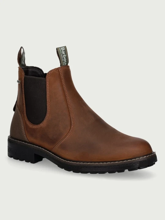 Obrázek produktu Barbour kotníkové Chelsea boty pánské nubukové Embleton hnědá