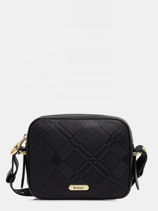 Obrázek produktu Barbour Kožená kabelka Barbour Daphne černá