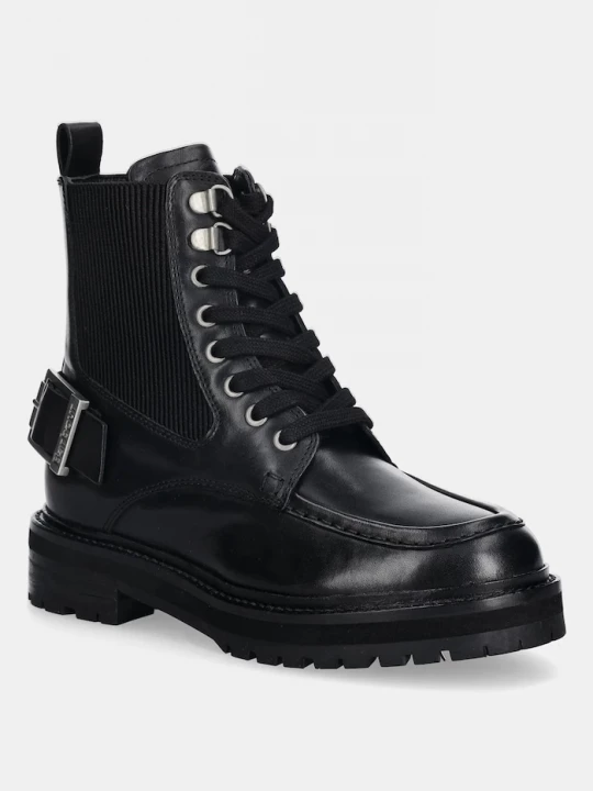 Obrázek produktu Barbour Kožené kotníkové boty Barbour Leonie černá