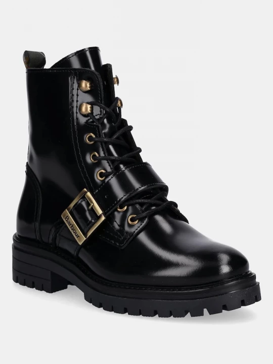 Obrázek produktu Barbour Kožené kotníkové boty Barbour Ouseburne černá