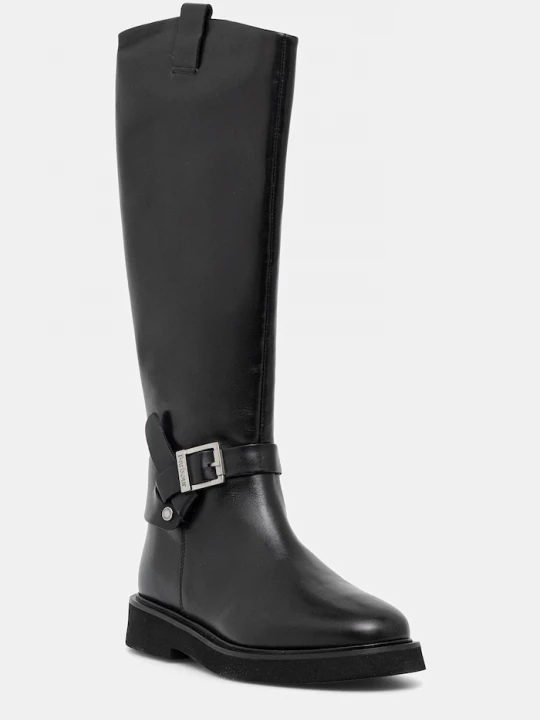 Obrázek produktu Barbour Kožené kozačky Barbour Theodora černá