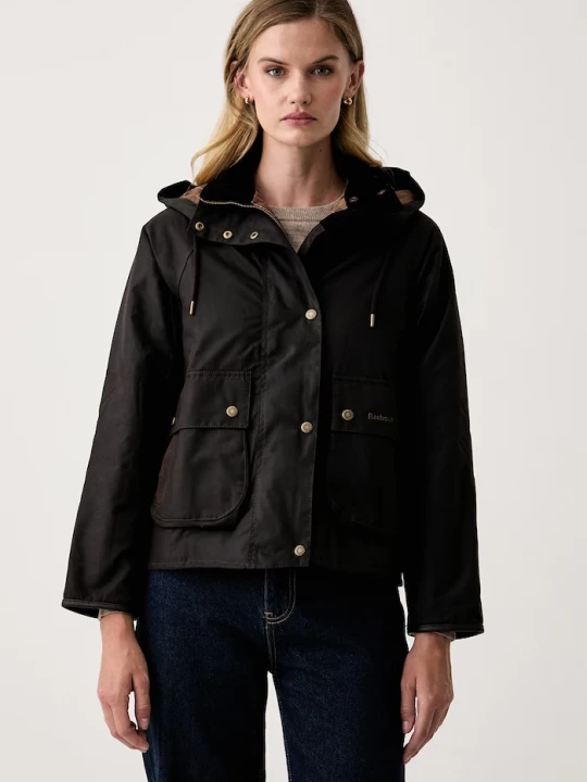 Obrázek produktu Barbour krátká bunda dámská bavlněná Georgette hnědá