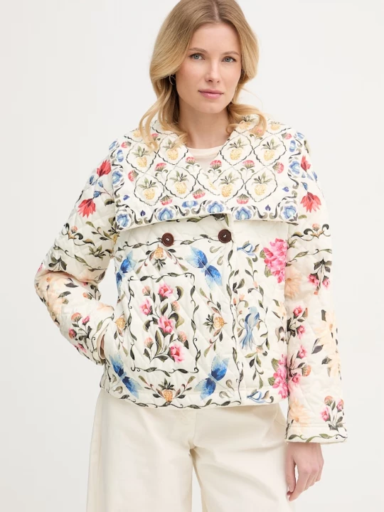 Obrázek produktu Barbour krátká bunda dámská x Farm Rio béžová
