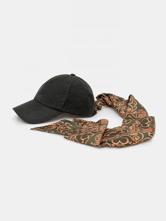 Obrázek produktu Barbour Kšiltovka Barbour x Farm Rio zelená