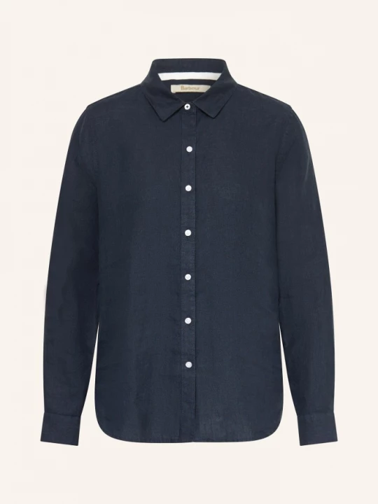 Obrázek produktu Barbour Lněná Košile Marine tmavě modrá