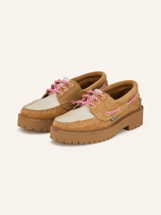 Obrázek produktu Barbour Lodní Boty Darras koňaková / krémová