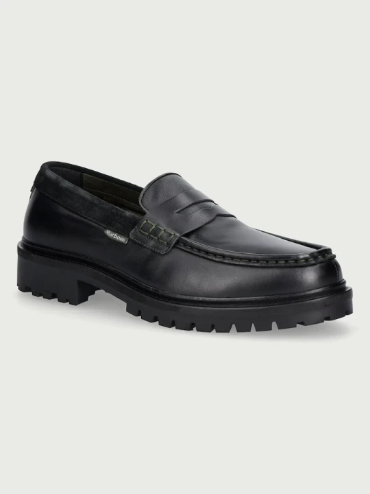 Obrázek produktu Barbour mokasíny pánské kožené Croxton černá