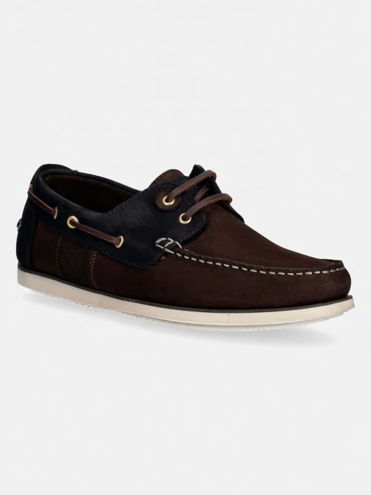Obrázek produktu Barbour mokasíny pánské nubukové Wake hnědá