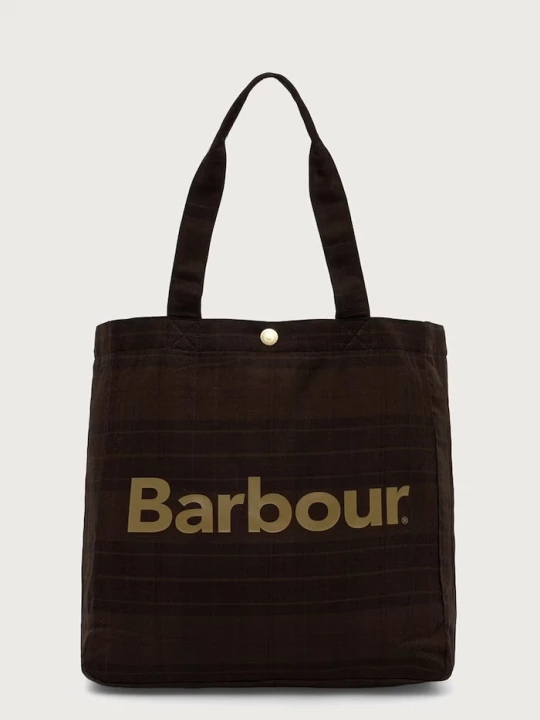 Obrázek produktu Barbour nákupní taška bavlněná hnědá
