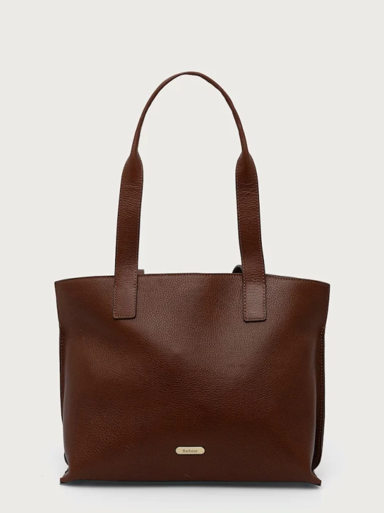Obrázek produktu Barbour nákupní taška dámská kožená hnědá