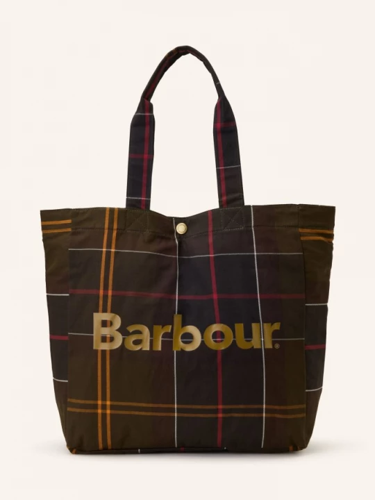 Obrázek produktu Barbour Nákupní Taška Telfield khaki / světle hnědá / tmavě modrá