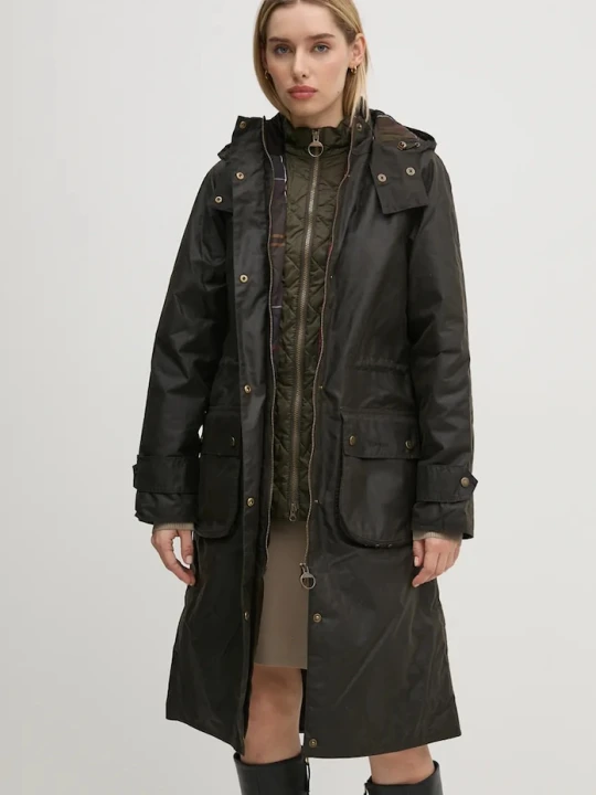 Obrázek produktu Barbour Parka Long Cannich Wax zelená