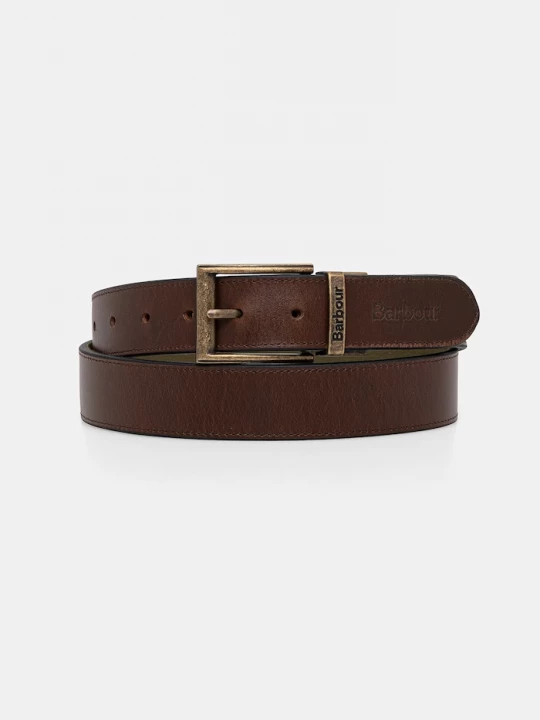 Obrázek produktu Barbour pásek pánský kožený zelená