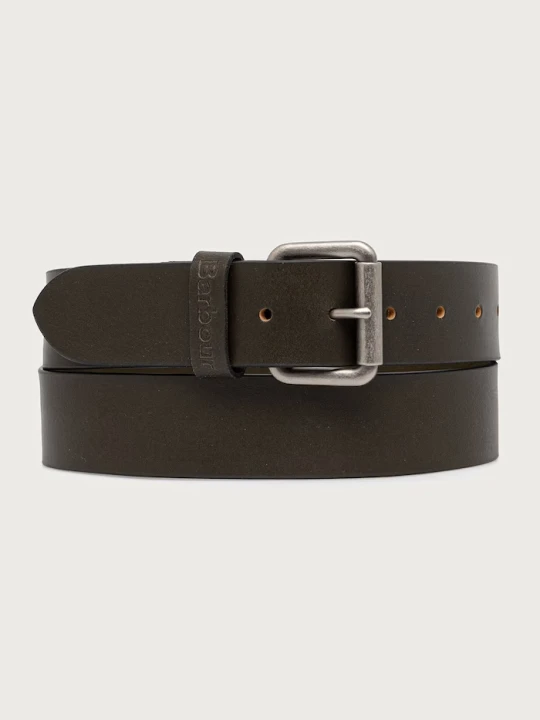 Obrázek produktu Barbour pásek pánský kožený zelená