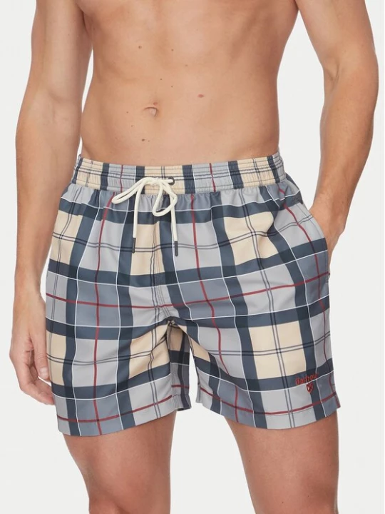 Obrázek produktu Barbour Plavecké šortky Staple Tartan MSW0065TN31 Šedá Regular Fit