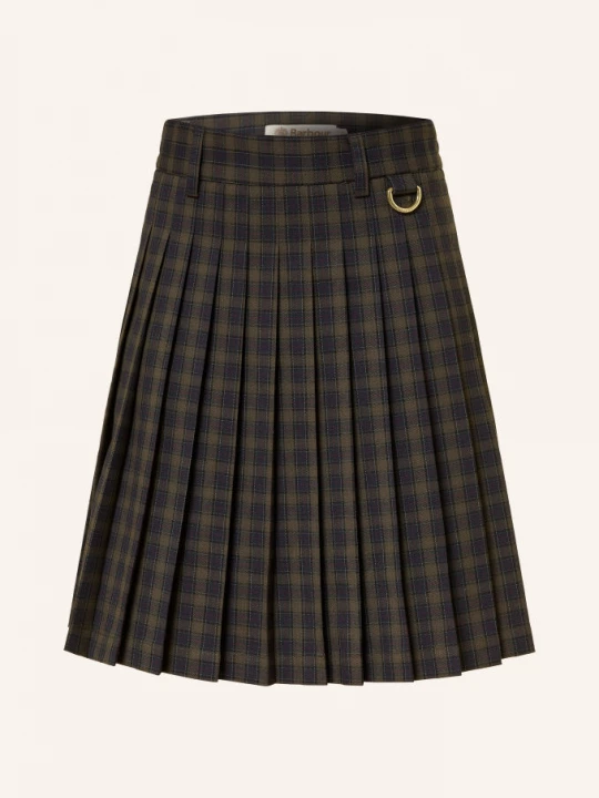 Obrázek produktu Barbour Plisovaná Sukně Carville khaki / tmavě červená / tmavě modrá