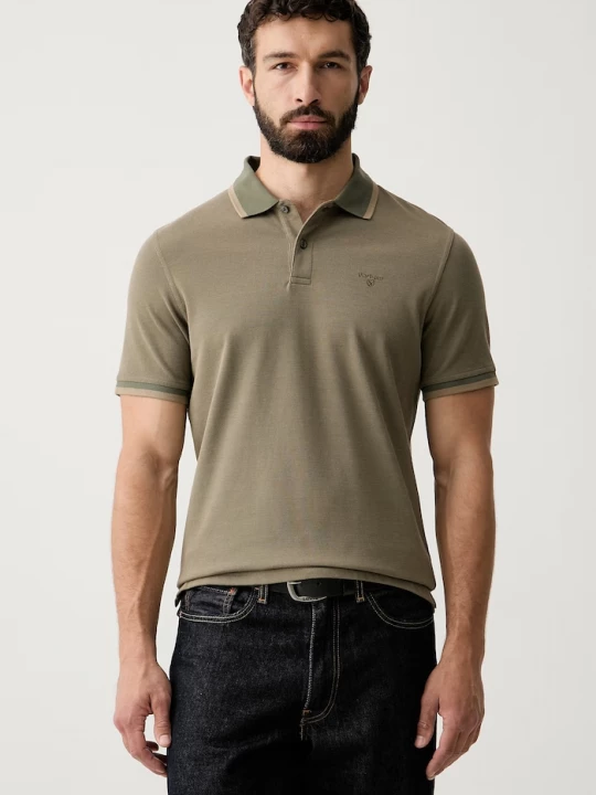Obrázek produktu Barbour polo pánské bavlněné Bernard zelená