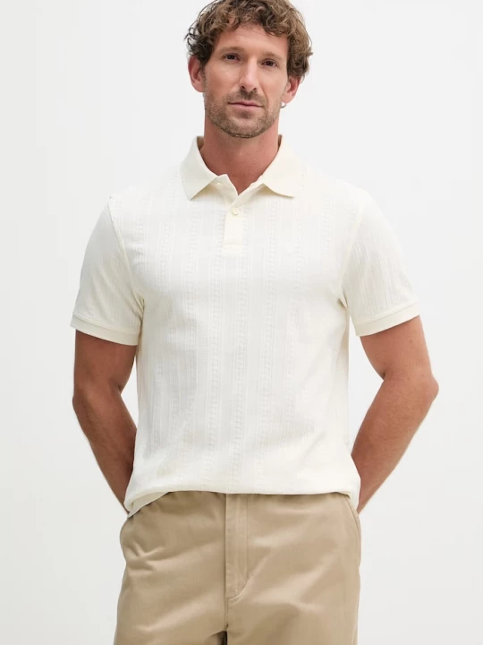Obrázek produktu Barbour polo pánské bavlněné Harwell béžová
