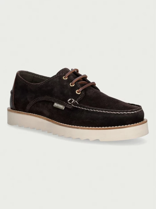 Obrázek produktu Barbour Polobotky pánské semišové Aydon hnědá