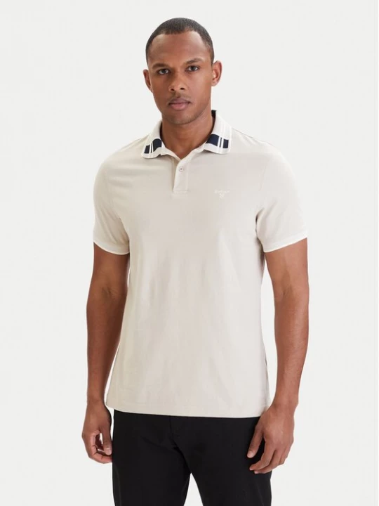 Obrázek produktu Barbour Polokošile Callington MML1536BE12 Světle béžová Regular Fit
