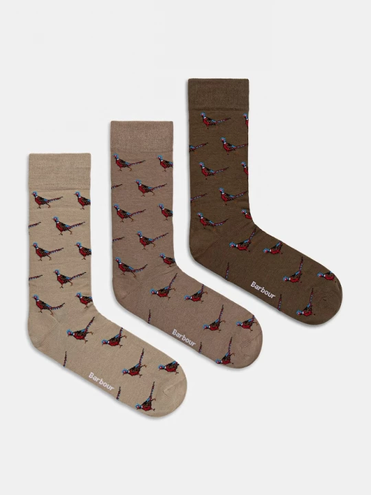 Obrázek produktu Barbour ponožky pánské 3-pack zelená