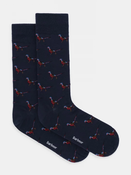 Obrázek produktu Barbour ponožky pánské s bavlnou Mavin námořnická modř