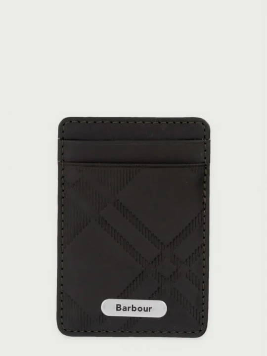 Obrázek produktu Barbour pouzdro na karty pánské kožené zelená