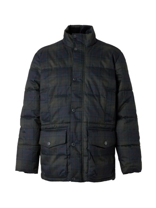 Obrázek produktu Barbour Přechodná bunda 'Lonnen Tartan' marine modrá / olivová
