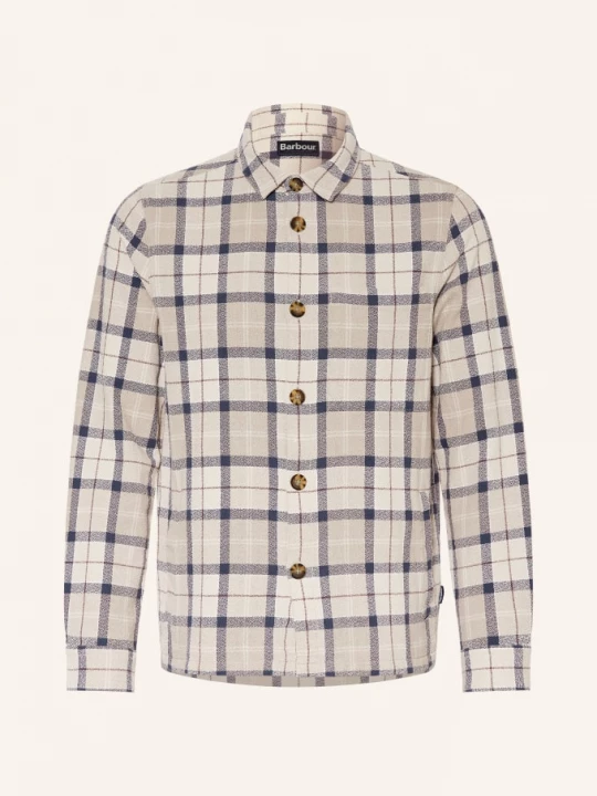 Obrázek produktu Barbour Převlečná Košile Vennel béžová / tmavě hnědá / černošedá