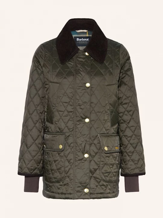 Obrázek produktu Barbour Prošívaná Bunda Beadnel tmavě zelená / tmavě hnědá