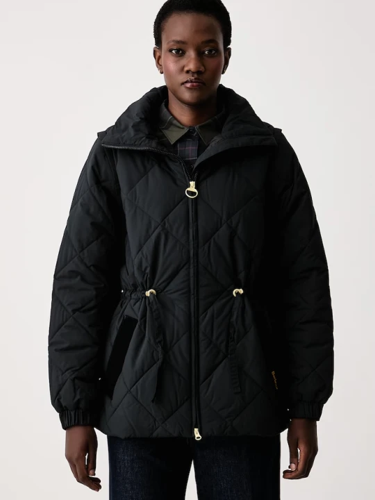 Obrázek produktu Barbour prošívaná bunda dámská Tanfield černá