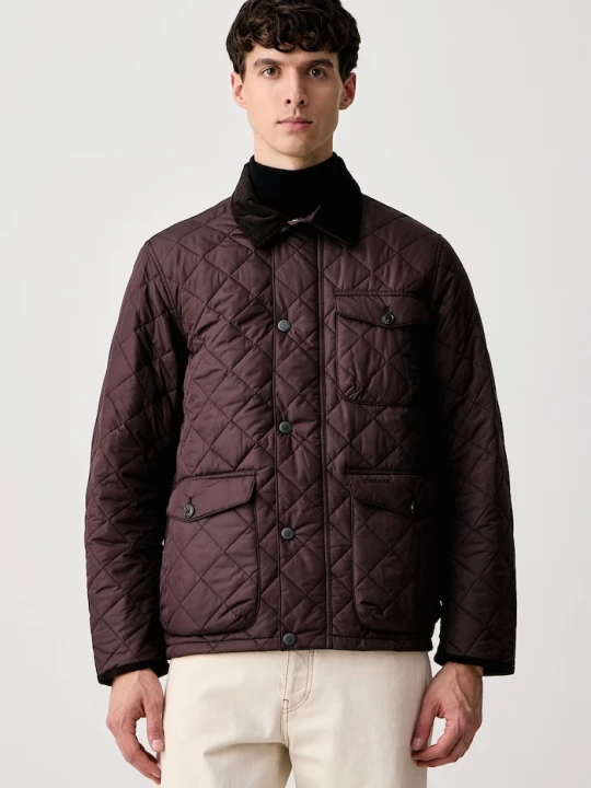 Obrázek produktu Barbour prošívaná bunda pánská Hornby hnědá