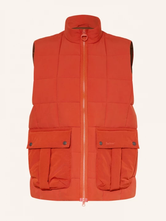 Obrázek produktu Barbour Prošívaná Vesta Akeld tmavě oranžová