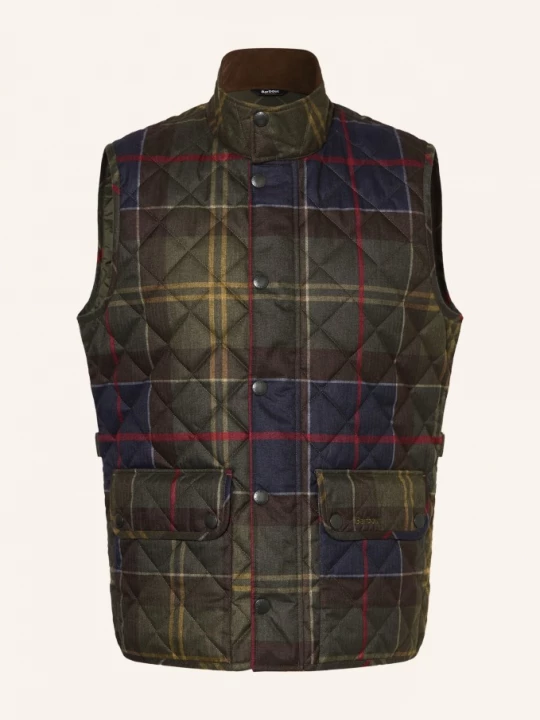 Obrázek produktu Barbour Prošívaná Vesta tmavě zelená / tmavě červená / tmavě modrá