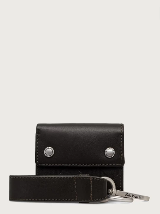 Obrázek produktu Barbour sada peněženky a klíčenky kožená hnědá